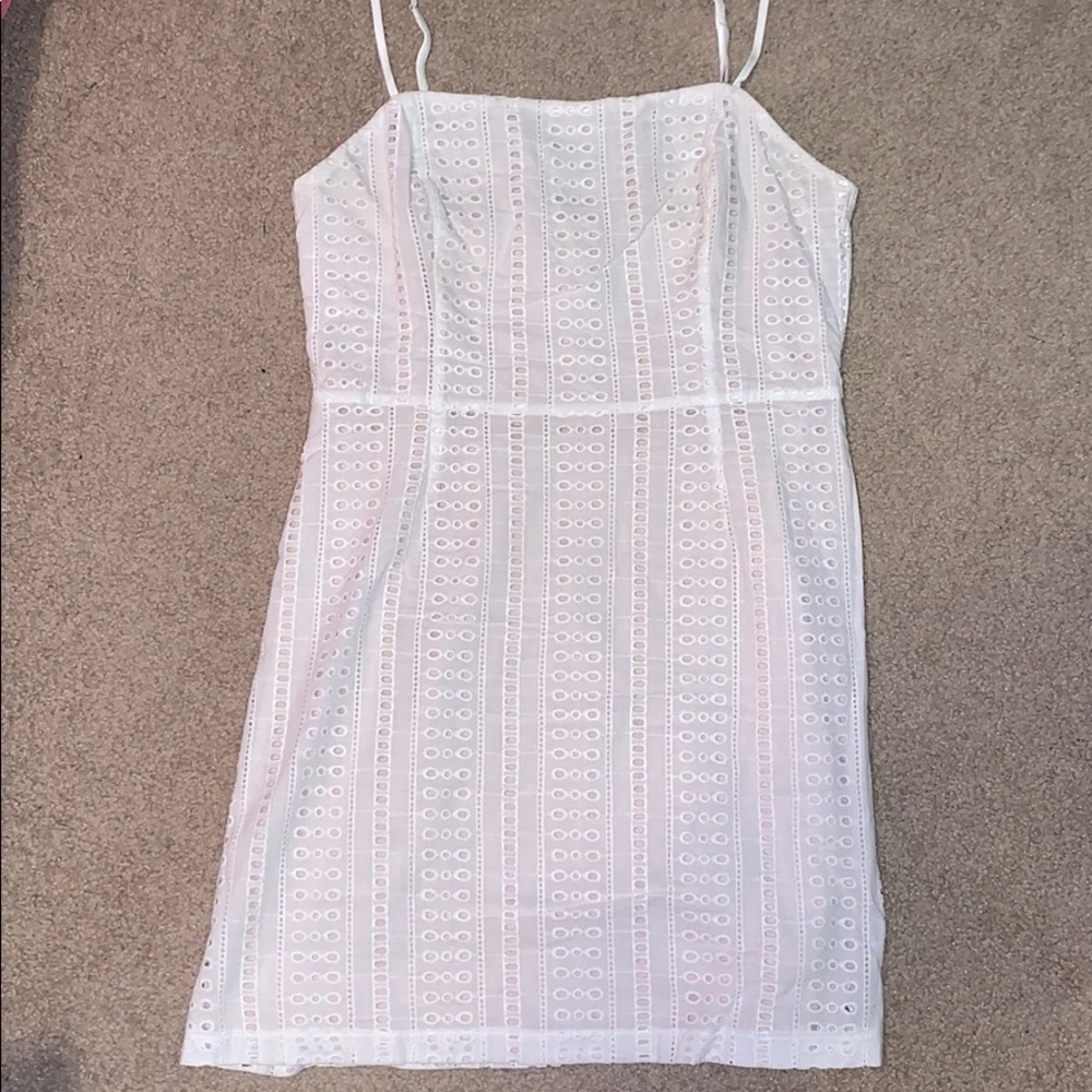 These Three Boutique White eyelet Dress